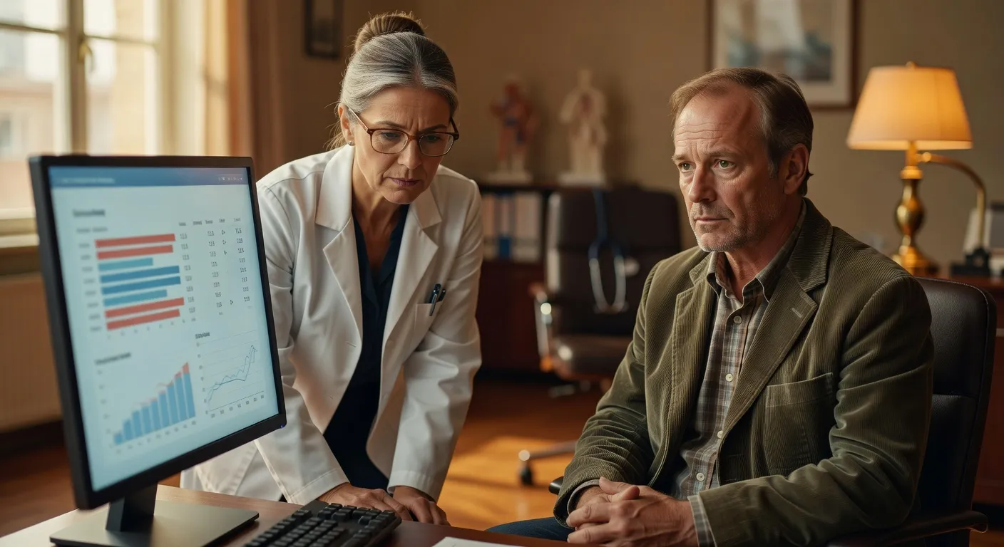 Bilan sanguin complet et interprétation des résultats pour homme 50+