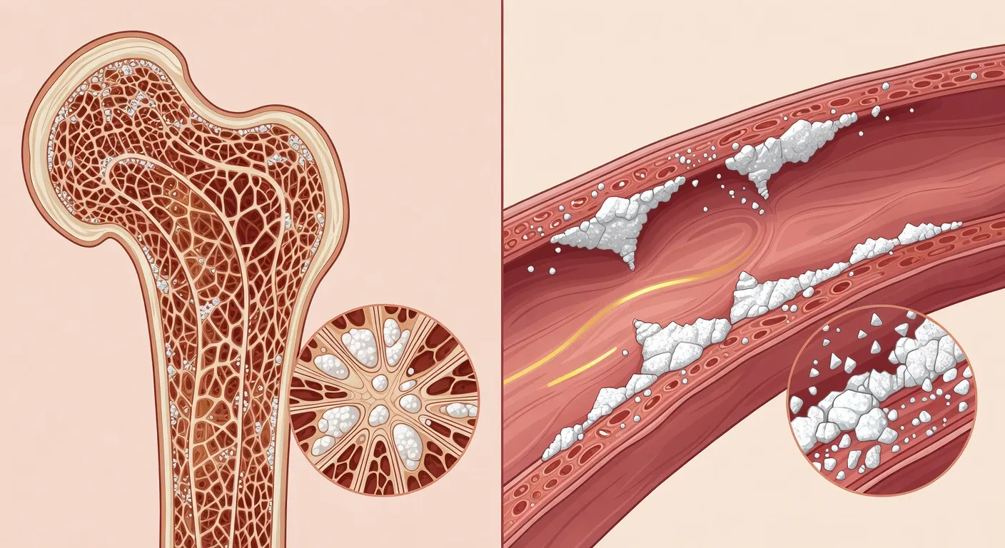 Rôle de la vitamine K2 dans la direction du calcium vers les os et la protection des artères